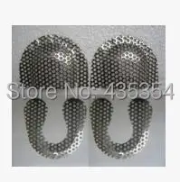 

20 PCS / 10 pairs Dental Lab Products Silver Stainless Steel Retention Metal Mesh For Removable Partial Denture Good Quality