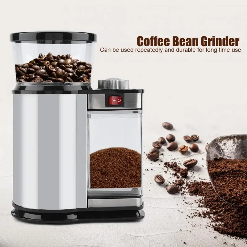 

Hign Grade Stainless Steel Durable Fashion Adjustable Electric Coffee Bean Grinder Kitchen Tool For Coffee