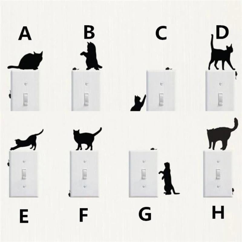 Room Window Wall Decorating Switch Vinyl Decal Sticker Decor Cartoon12