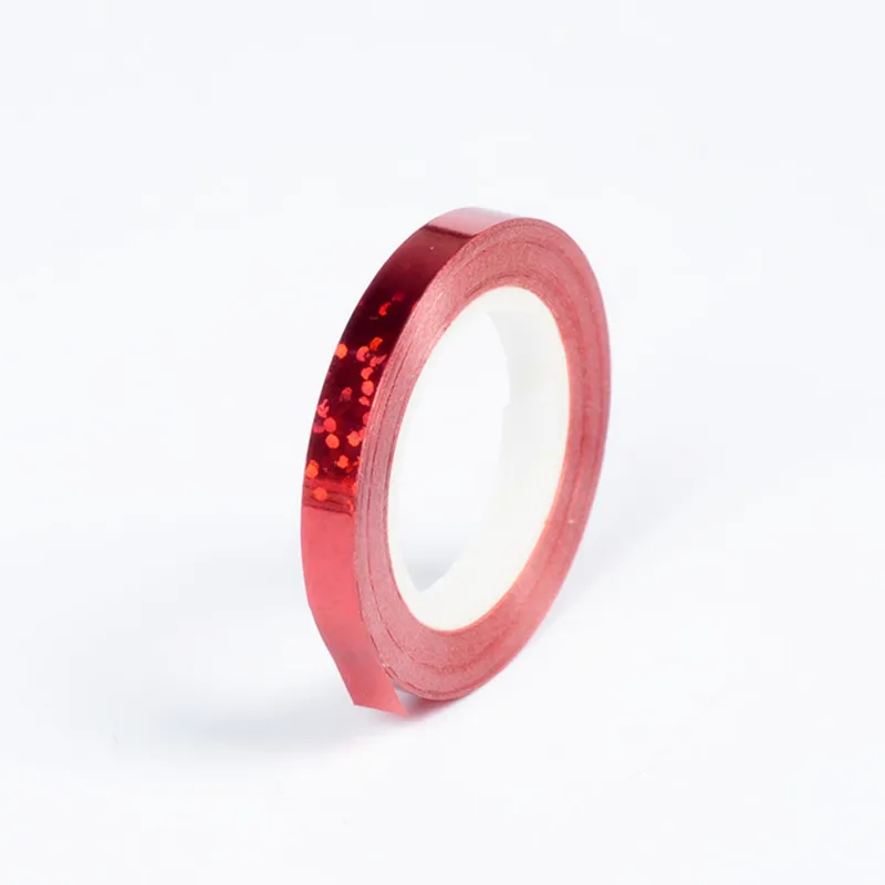 10 м Фольга Воздушный шар лазерной завивки ленты День рождения Свадебные