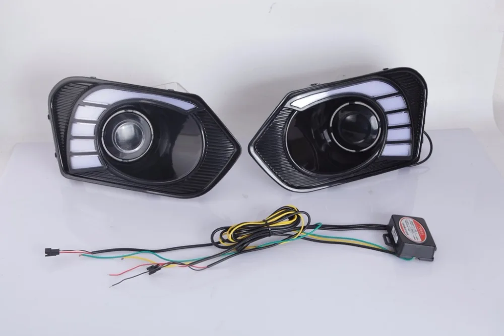 

eOsuns led drl daytime running light for Suzuki swift 2014-2016 with yellow turn signal and wireless control