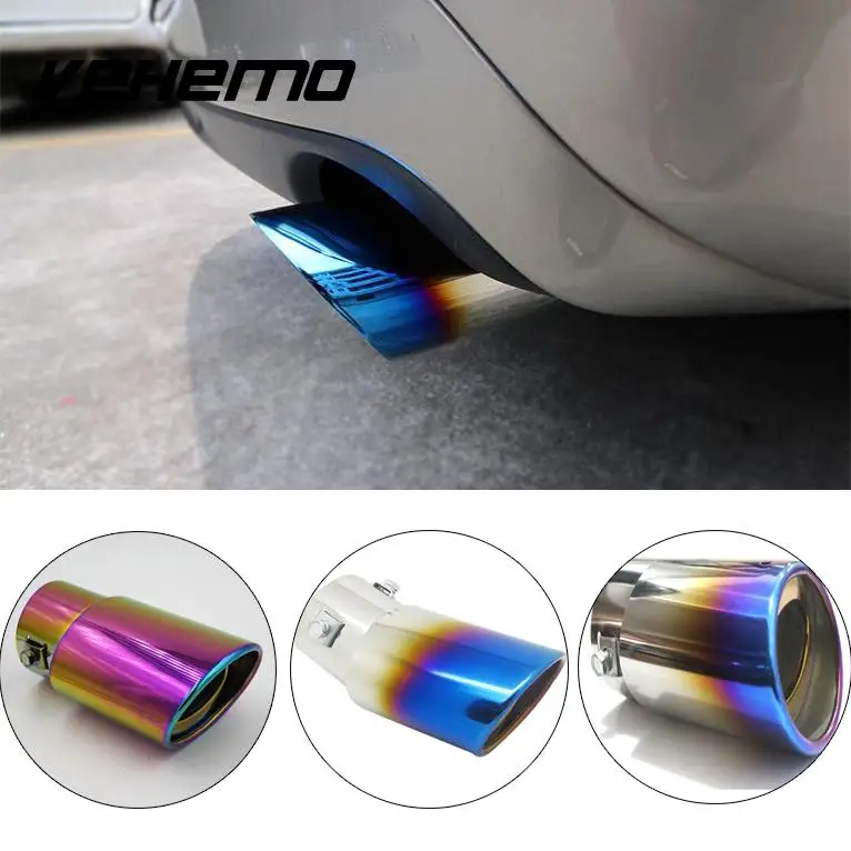 Vehemo font b Automobile b font Car Modification Grilled Tail Straight font b Exhaust b font