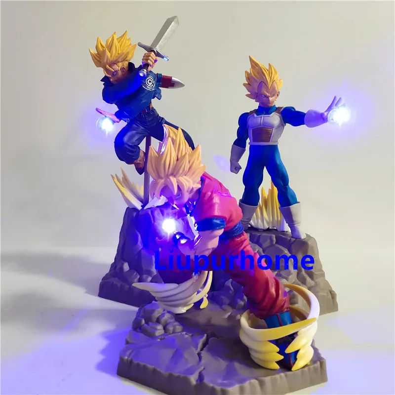 Dragon Ball Z Vegeta Goku трусы Lampara Super Saiyan аниме 3D Ночник DIY светодиодные игрушки украшение