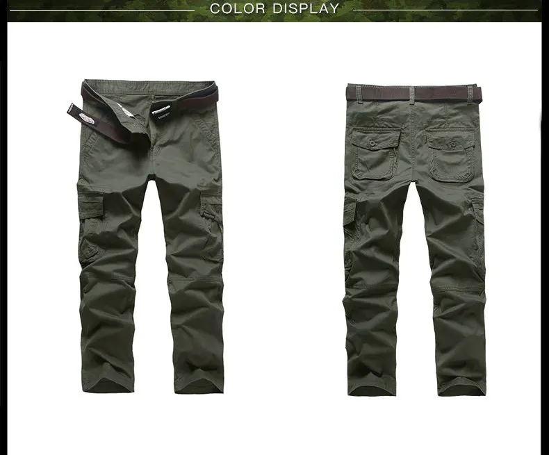 Новые модные тактические брюки карго мужские военные с несколькими карманами мужские хлопковые брюки Pantalon Hombre