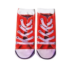 Мужские Женские 3D печатные забавные носки милые хлопковые женские забавные носки с низким вырезом милые женские теплые женские повседневные носки@ C