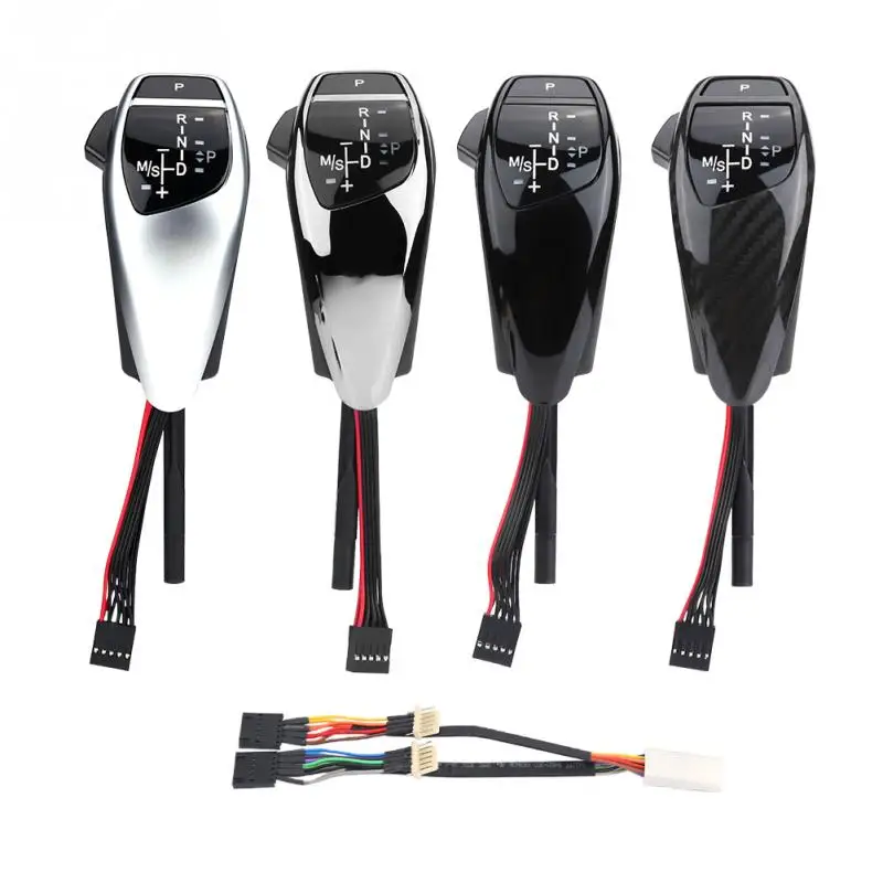

Car Automatic LED Gear Shift Knob for BMW E90 E91 E93 E81 E82 E84 E87 E88 E89 LHD Leather Plastic