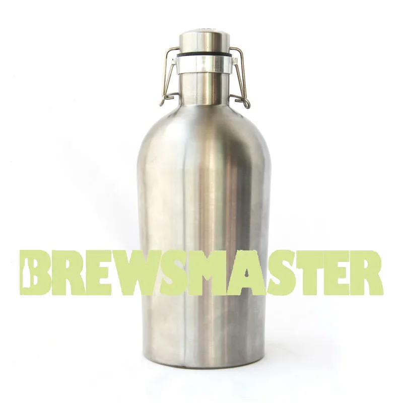 2L ULTIMATE Vacuum Double Wall Insulated Beer Growler, 304 SS, beer bottle home brew on