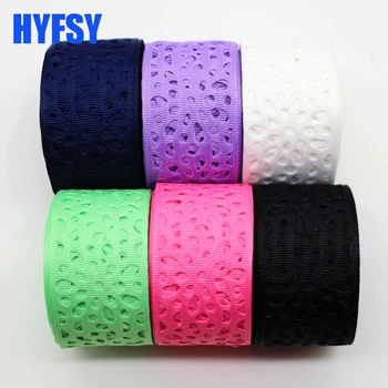 

New product 38mm hollow lace 10-50 yards DIY handmade gift wrapping bow Grosgrain ribbons
