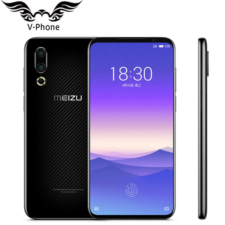 

International Version Meizu 16s 6GB 128GB Mobile Phone NFC 4G LTE Snapdragon 855 6.2" Ftont 48MP 3600mAh Meizu Global Smartphone