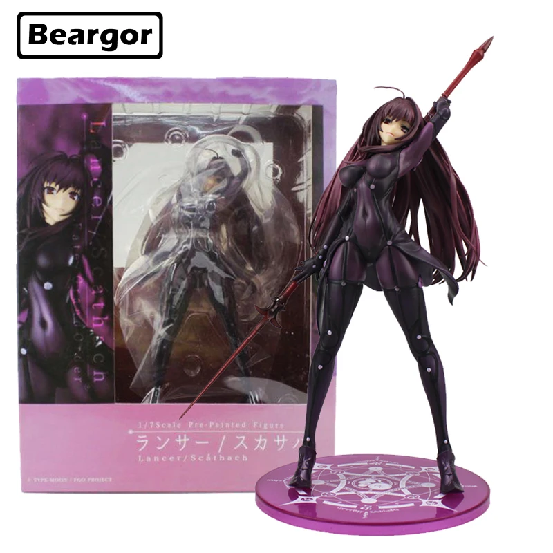 

Free Shipping 12 inch Fate Grand Order FGO Lancer Scathach Boxed 31cm PVC Anime Action Figure Collection Model Doll Toys Gift