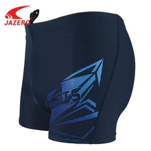 JAZERO, удобные свободные мужские пляжные шорты, дышащие, с буквенным принтом, мужские плавки для мальчиков, высокая эластичность