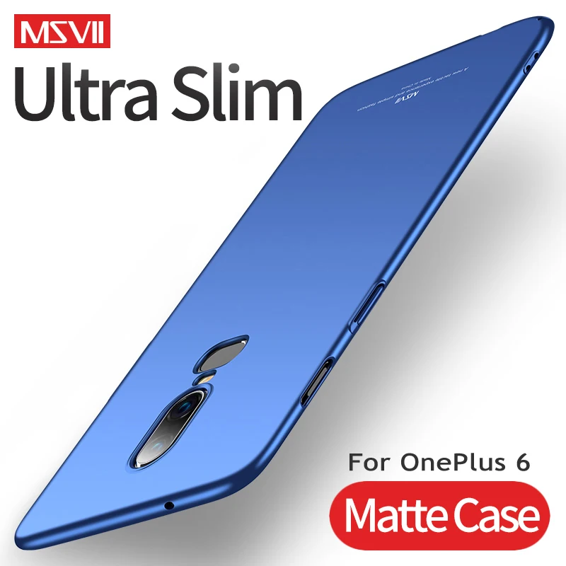 

For OnePlus 7 Pro Case MSVII Hard PC Full Protection Frosted Cover Ultra Slim Matte Case For OnePlus7 OnePlus 7 6 6T Cover New