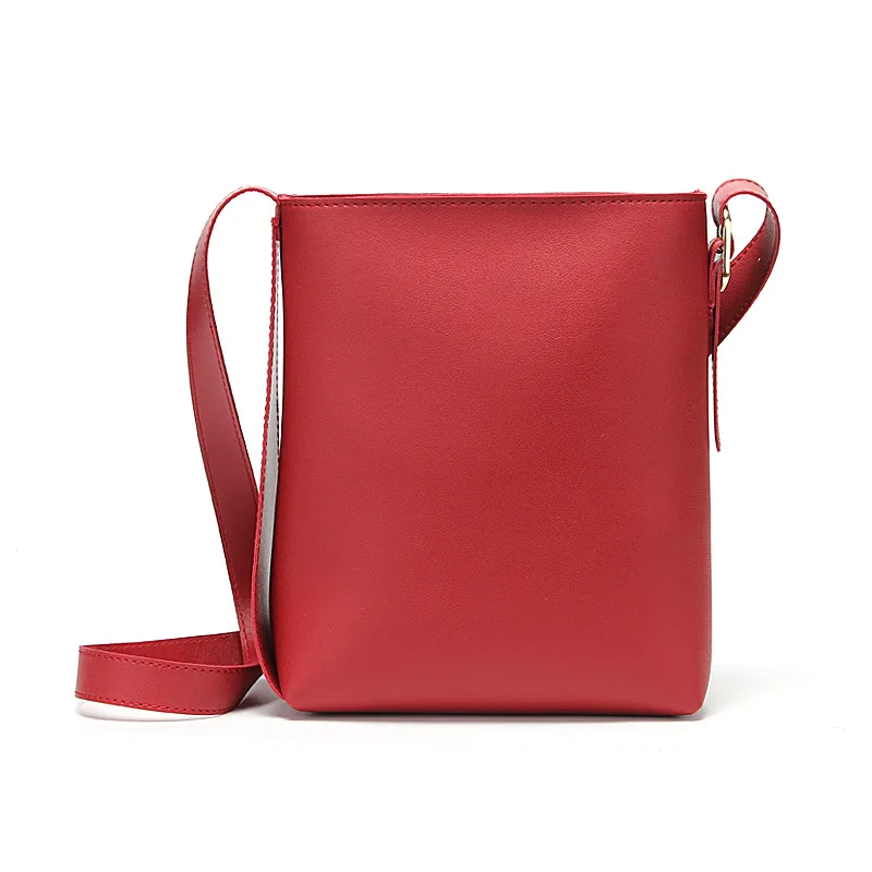 

Simple Fashion Bucket Bags for Women 2019 Leather Shoulder Handbags Female Travel Crossbody Bag Ladies Casual Messenger Purse