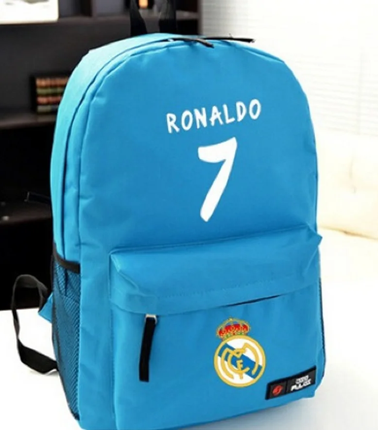 CR7 backpack,Football bag,canvas,madrid Ronaldo,school bag,world cup