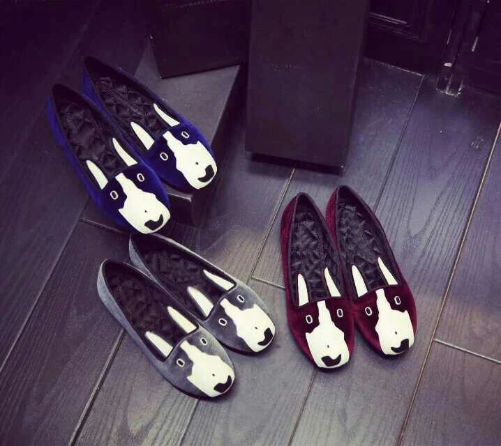 shoes with dog design