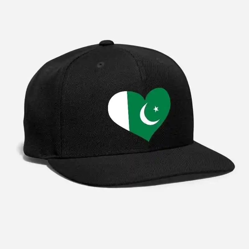 Pakistan Flag Patch Embroidery Love Heart Emblem Shield coat of arms