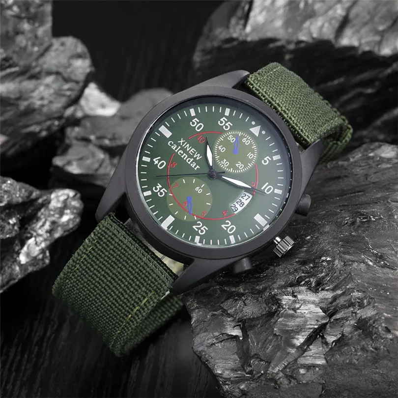Durable New Luxury Fashion Mens Date Stainless Steel Quartz Analog Watches Wrist Watch Men 12 24 