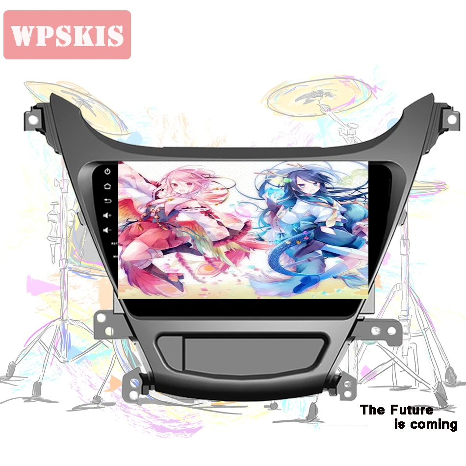Flash Deal 4G Lte Android 9.1 4G+64G for HYUNDAI ELANTRA 2014+ Car DVD Player GPS Navi HU Video stereo Radio Tape Recorder Head Unit 2