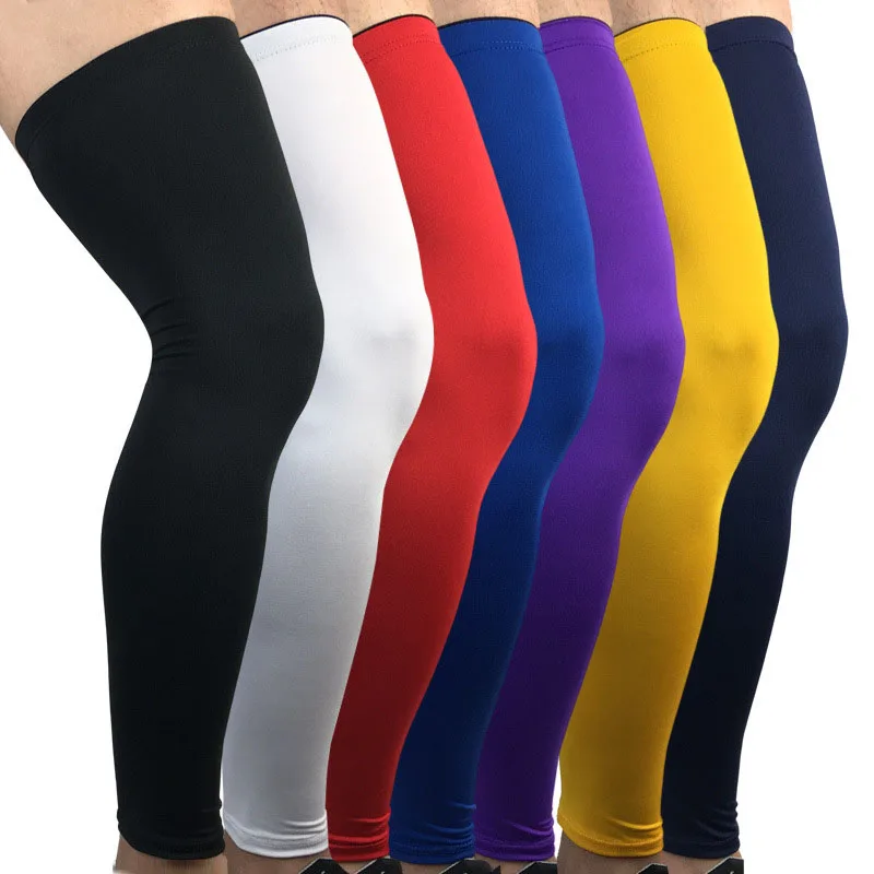 

1PCS Sports Adult Antiskid Long Knee Support Brace Pad Protector Sports Basketball Leg Sleeve Knee Pad Calf Support Sport