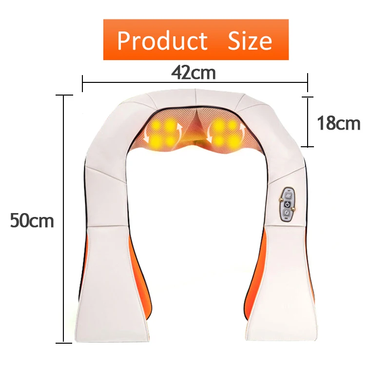 Супермен Электрический шиацу массажер средства ухода за кожей Шеи электронный прибор для массажа Вибрационный назад плечевой ремень массажи роликовые машины