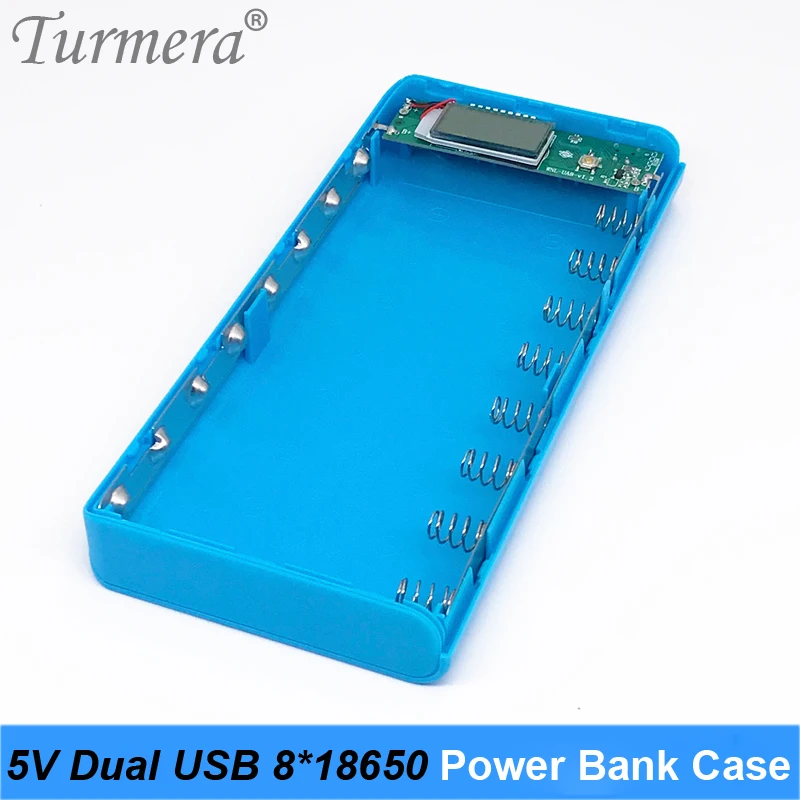 5 в двойной USB 8*18650 блок питания зарядное устройство для мобильного телефона DIY Корпус чехол предполагаемый NCR18650B HG2 18650 чехол для хранения батареи