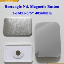 Прямоугольник 40x60 мм 100 устанавливает холодильник Dialog Box Nd. Сильная Магнитная Задняя Кнопка производитель материалов питания