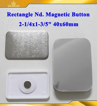 

Rectangle 40x60mm 100 Sets NEW Fridge Dialog Box Nd. Strong Magnetic Back Button Maker Supply Materials