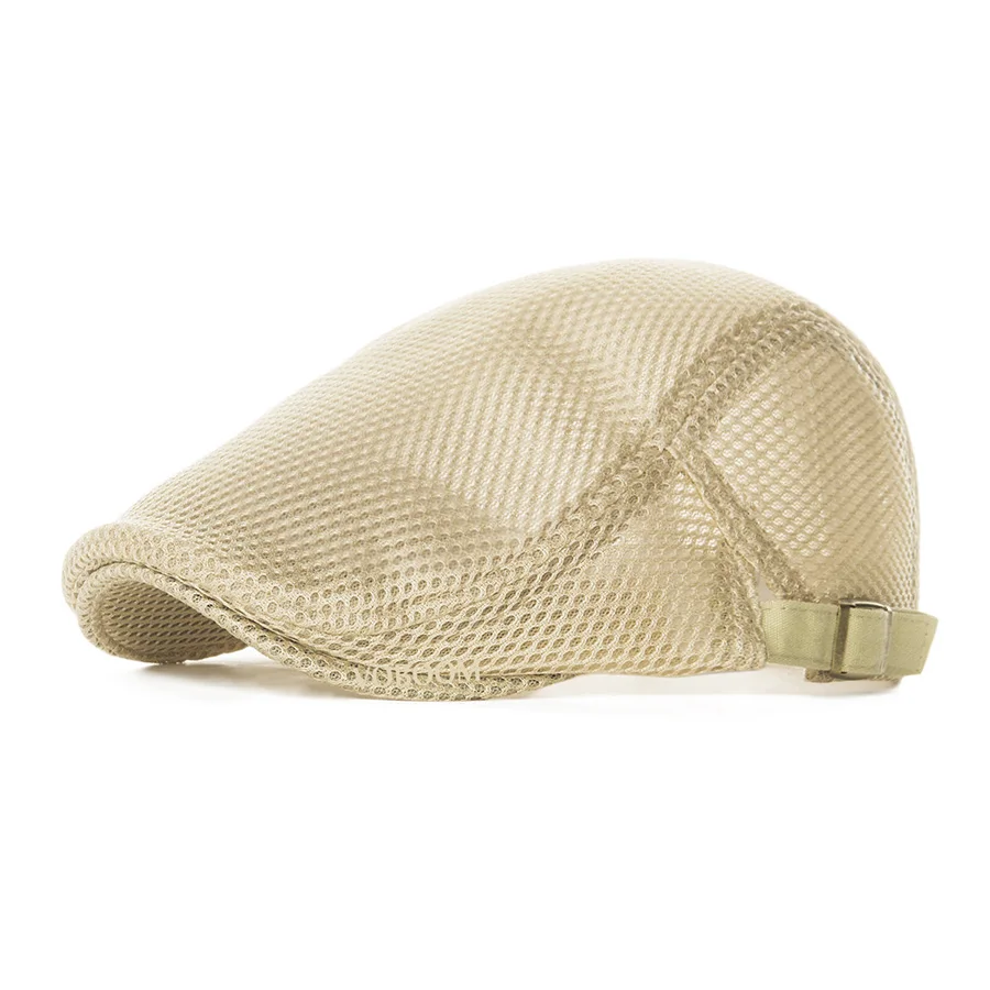 khaki flat cap