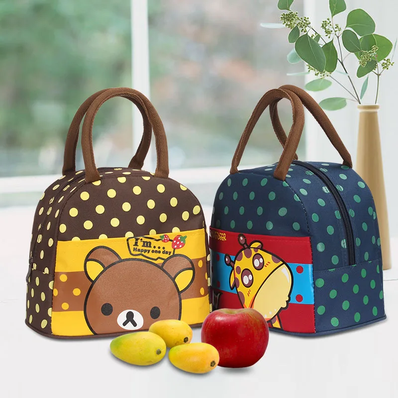 2016 New Portable Insulated Canvas Picnic Bag Thermal Food Picnic Bags for Women kids Men Cooler