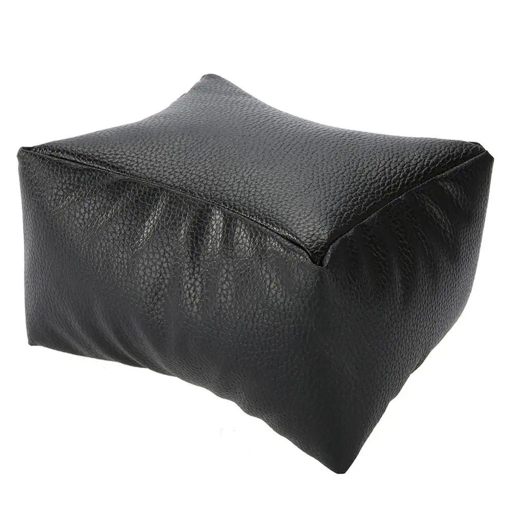 

Nail Art Table Hand & Foot Pillow Soft PU Arm Rest Salon Manicure Nail Care Pillow PU Leather Armrest Cushion Hand Pillow Black