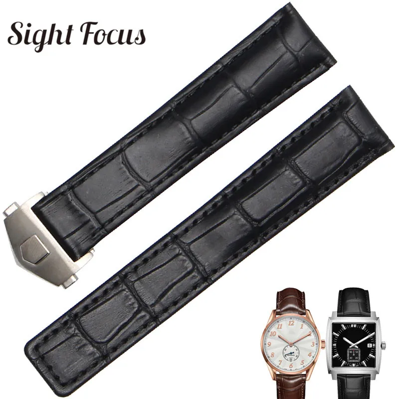 

High Quality Calfskin Strap New with Tag for Watch Carrera Monaco Band Watch Belt 19mm 20 22mm Mens Bracelet Leather Wrist Strap