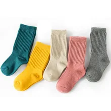 Cute Baby Girl font b Socks b font Soft Cotton Knee Long font b Children s
