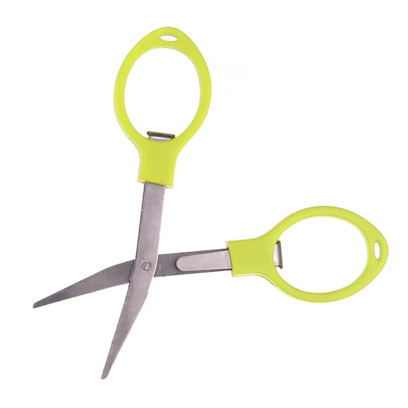 Folding Scissors,16 Pack Safe Portable Travel Scissors,Foldable Small  Scissors Small Sewing Scissor,Stainless Steel Telescopic Cutter Used for  Home