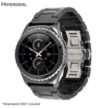 Роскошные Замена Нержавеющая сталь Quick Release комплект браслет на запястье для samsung Шестерни S2 классические умные часы ST20