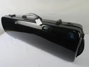 

Strong Nice black glass fiber reinforced plastics violin case