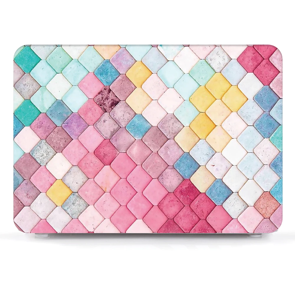 

Printing notebook Hard shell pouch Cover Case For Apple Macbook Air 11 13 Pro Retina 12 13 15 Touch bar 13 15 A1706 A1708 A1707