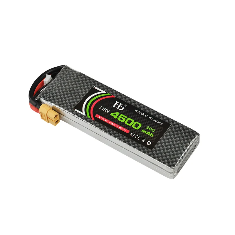 HJ Power 7 4 В 11 1 14 8 в 22 2 4500 мАч 35C 2S 3S 4S 6S перезаряжаемая Lipo батарея XT60 T другая вилка для