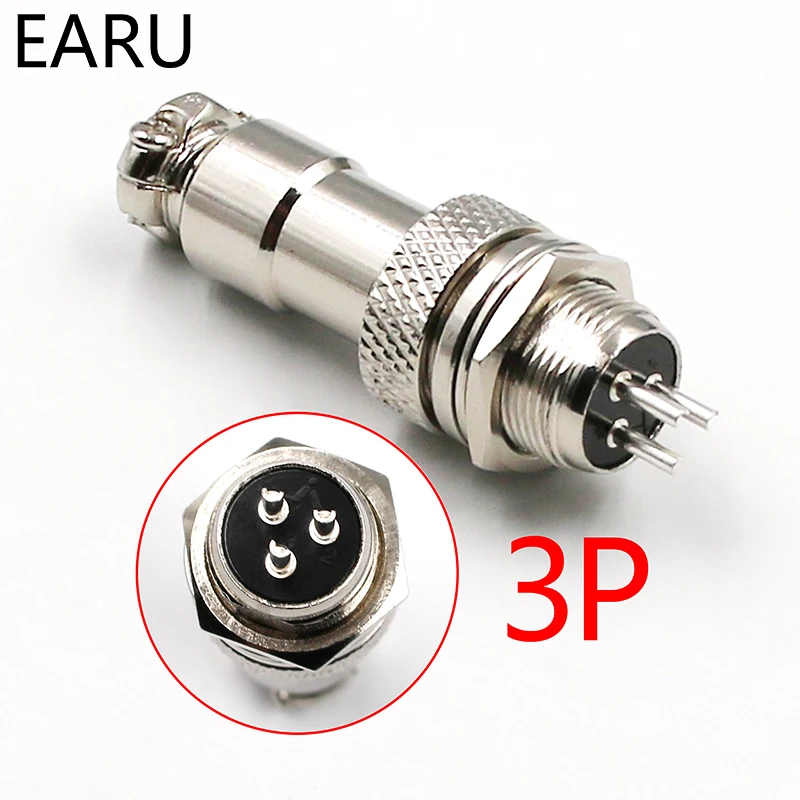 1 комплект 7/16 &quotGX12 2 3 4 5 6 7 штырьковый штекер 12 мм M12 Проводная панель L91 GX12 круговой