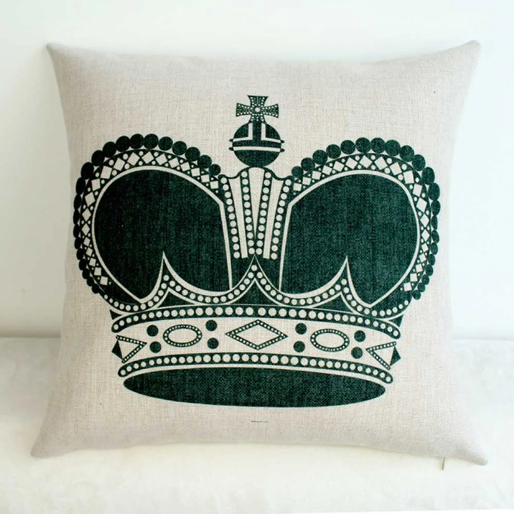 Ouneed Retro Vintage Throw Home Decorative Cotton Linen pillow Cushion