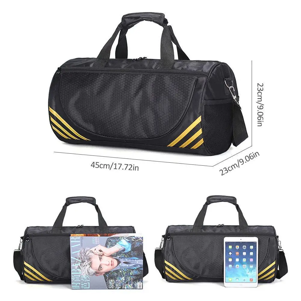Спортивная сумка для йоги, Большая вместительная сумка для фитнеса, спортзала, путешествий, водонепроницаемая сумка на одно плечо, сумка-мессенджер, тренировочная посылка