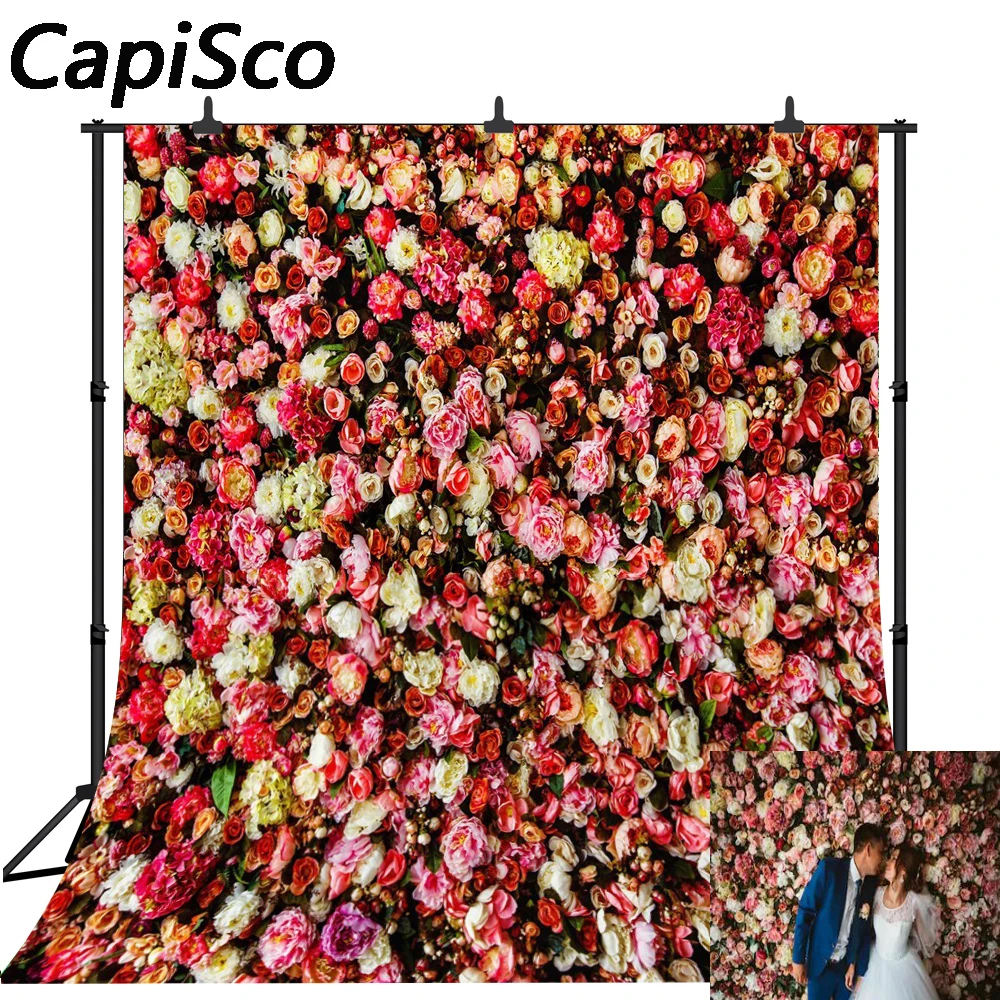 

Capisco Blossom Rose Flowers Wedding Portrait Baby Girl Photophone Studio Photography Backgrounds Photographic Photo Backdrop