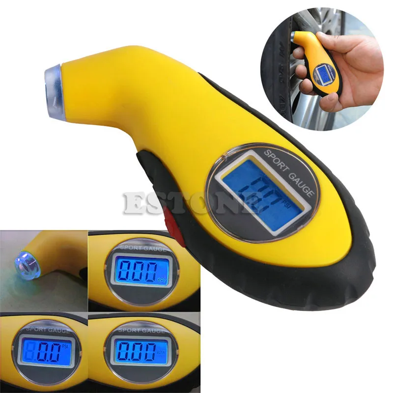 

New 1PC LCD Digital Tire Tyre Air Pressure Gauge Tester Tool For Auto Motorcycle