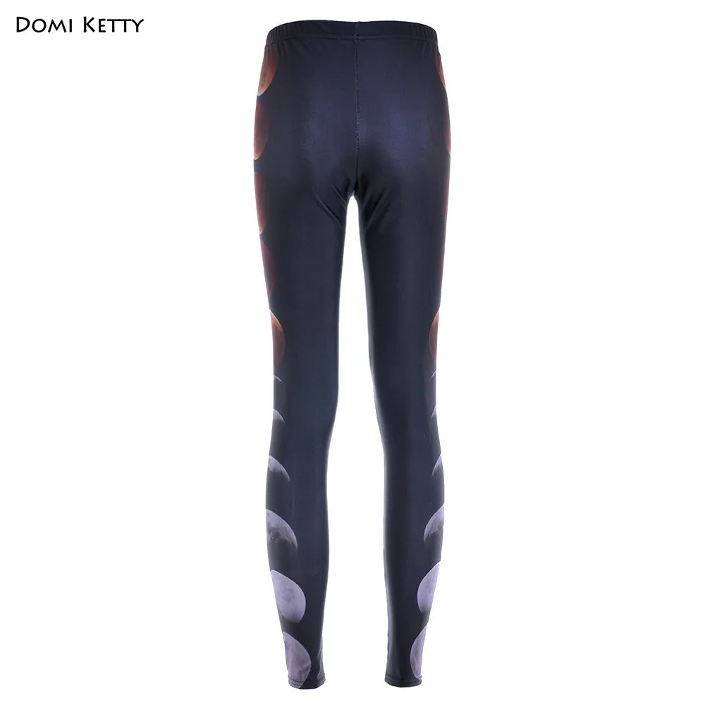 

Domi Ketty children leggings print eclipse of the moon girls casual fitness high waist leggings autumn kids baby cartoon pants