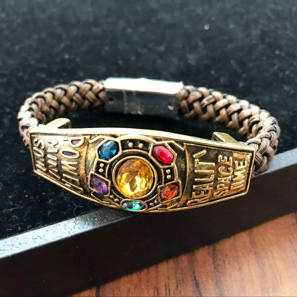 Дропшиппинг Marvel Мстители 4 танос кольца Железный человек Gauntlet bague homme anillos mujer женские ювелирные изделия с кристаллами