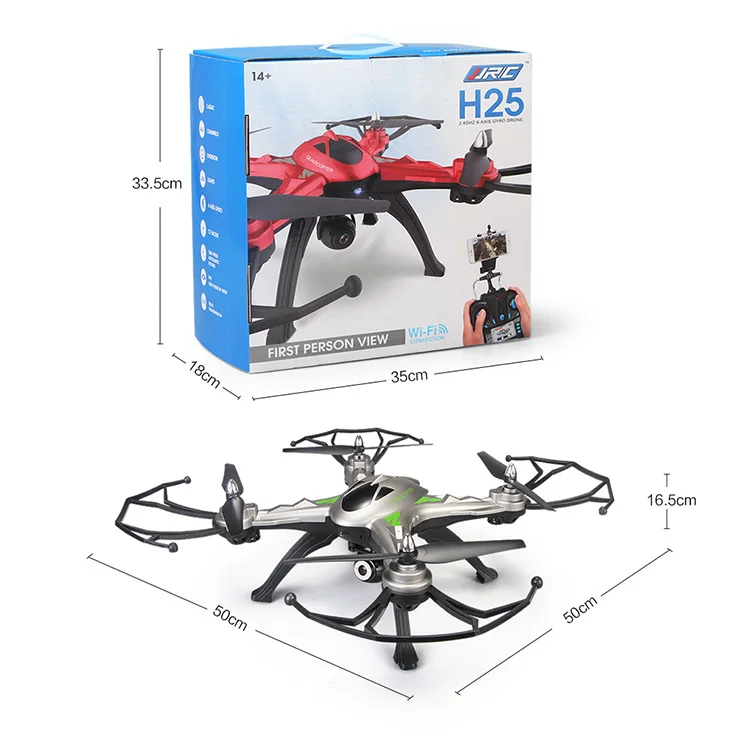 JJRC H25G 6-Axis Gyro Headless Mode 5.8G FPV 2MP Camera RC Quadcopter RTF 2.4GHz
