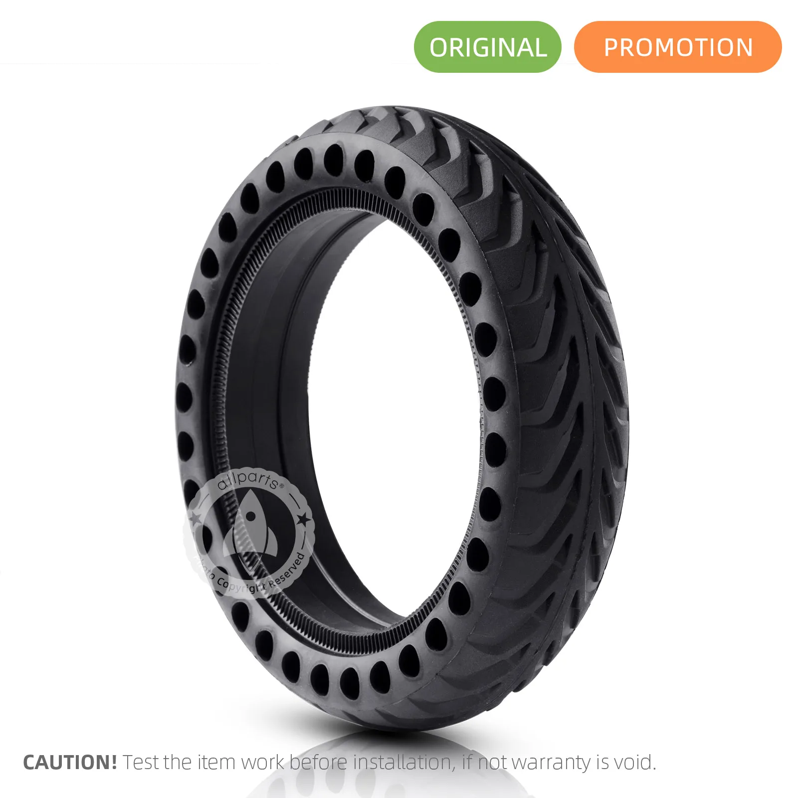 

For Xiaomi Mijia M365 Scooter Skateboard Tyre Solid Hole Tires Shock Absorber Non-Pneumatic Tyre Damping Rubber Tyres Wheels