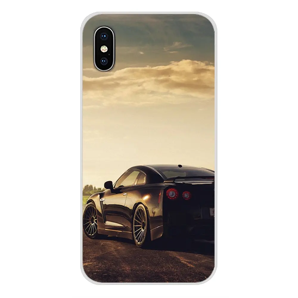 Чехол для мобильного телефона JDM автомобильный NISSAN GTR металлический чехол Sony Xperia Z