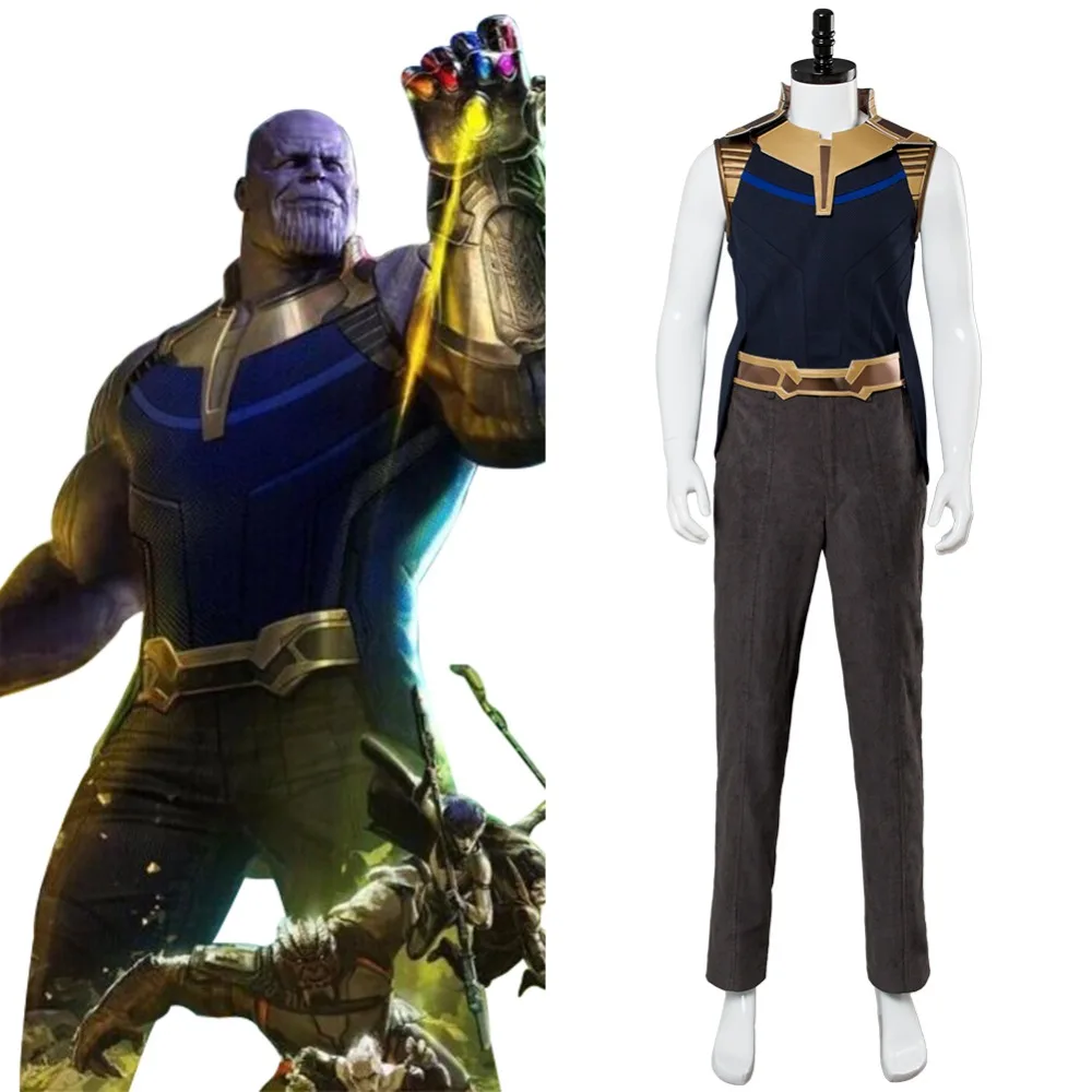 Avengers Infinity War Thanos Cosplay Costume Outfit Adult Full Set