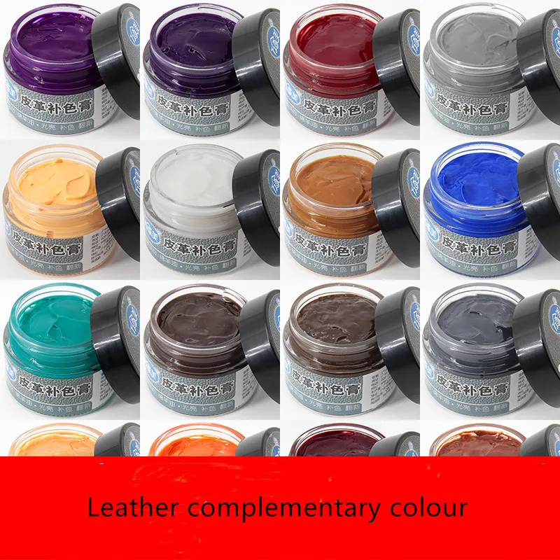 

Color Leather Paste Shoe Cream Polish Coloring Agent Stain Wax Shoe Optional Safe Non-toxic Repair Sofa Female Bags