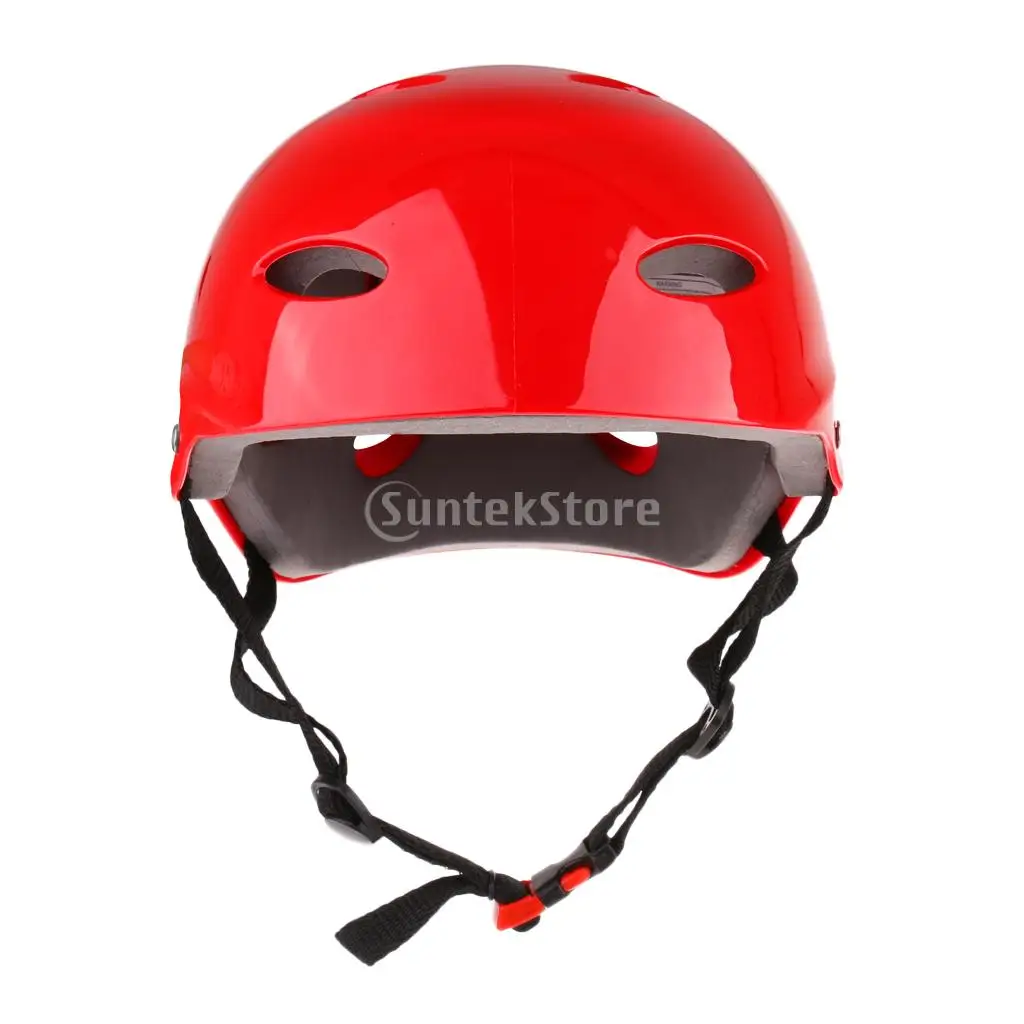 Lightweight Adjustable Water Sports Safety Helmet Hard Protection Hat for Wakeboard Kayak Canoe Surf Skate - All Sizes & Colors